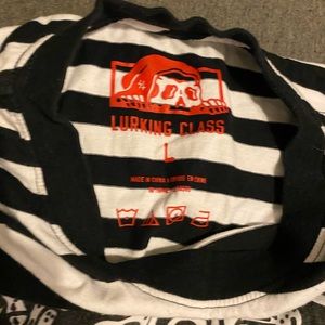 This is a long sleeve I got from zumiez, it’s striped, it’s L.